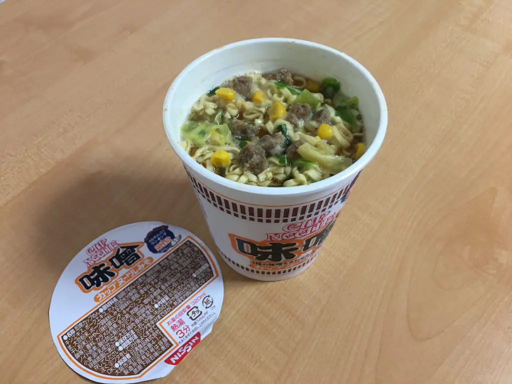 I Tried Nissin Cup Noodle Miso Instant Ramen Recommendation Of Unique