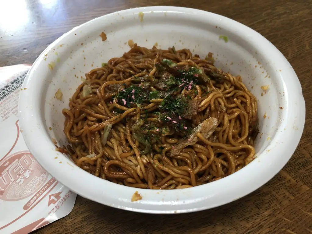 Nissin UFO Sauce Yakisoba I enjoyed the topseller instant noodle