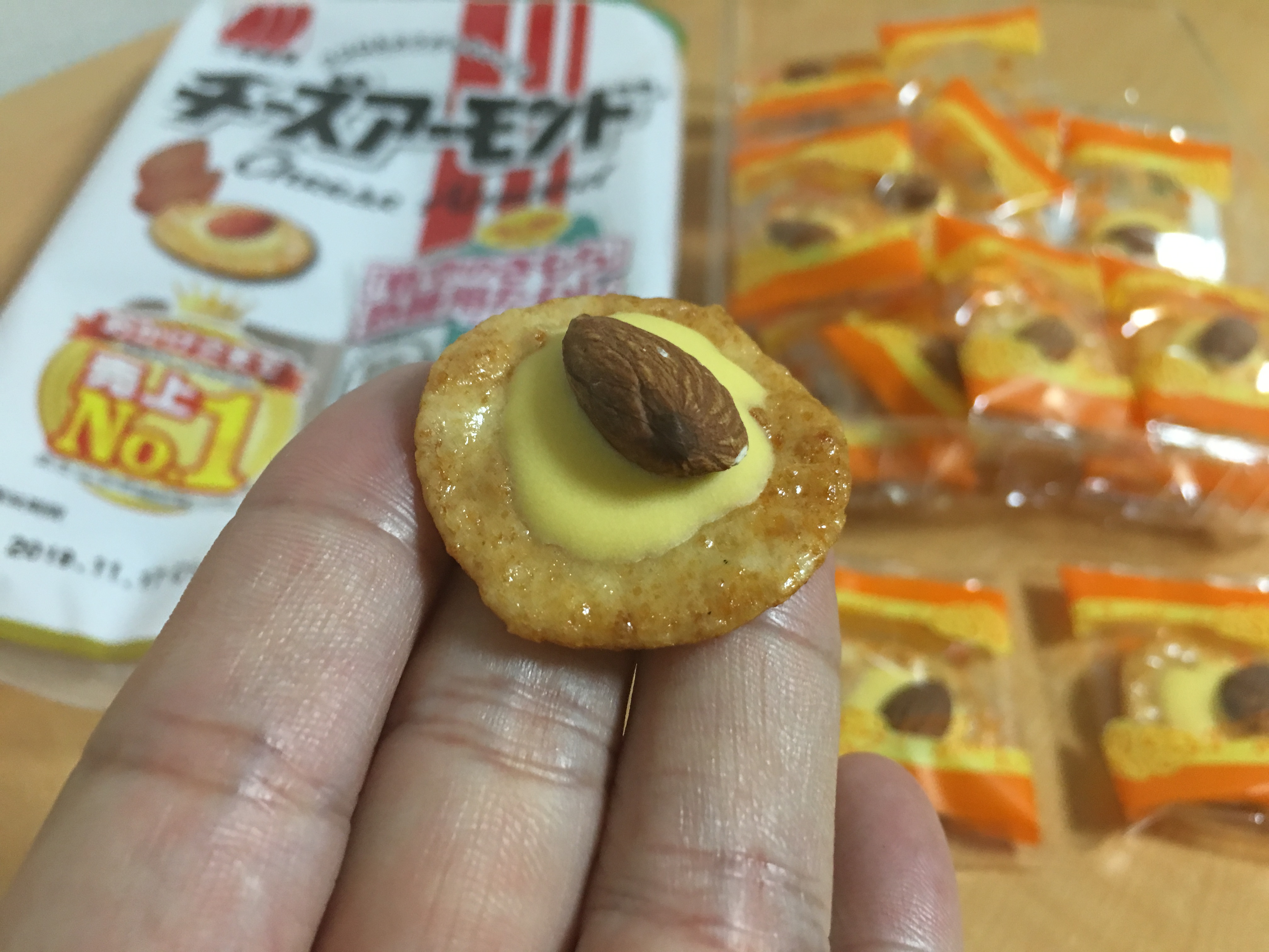 SankoSeika Cheese Almond Rice Crackers of Unique