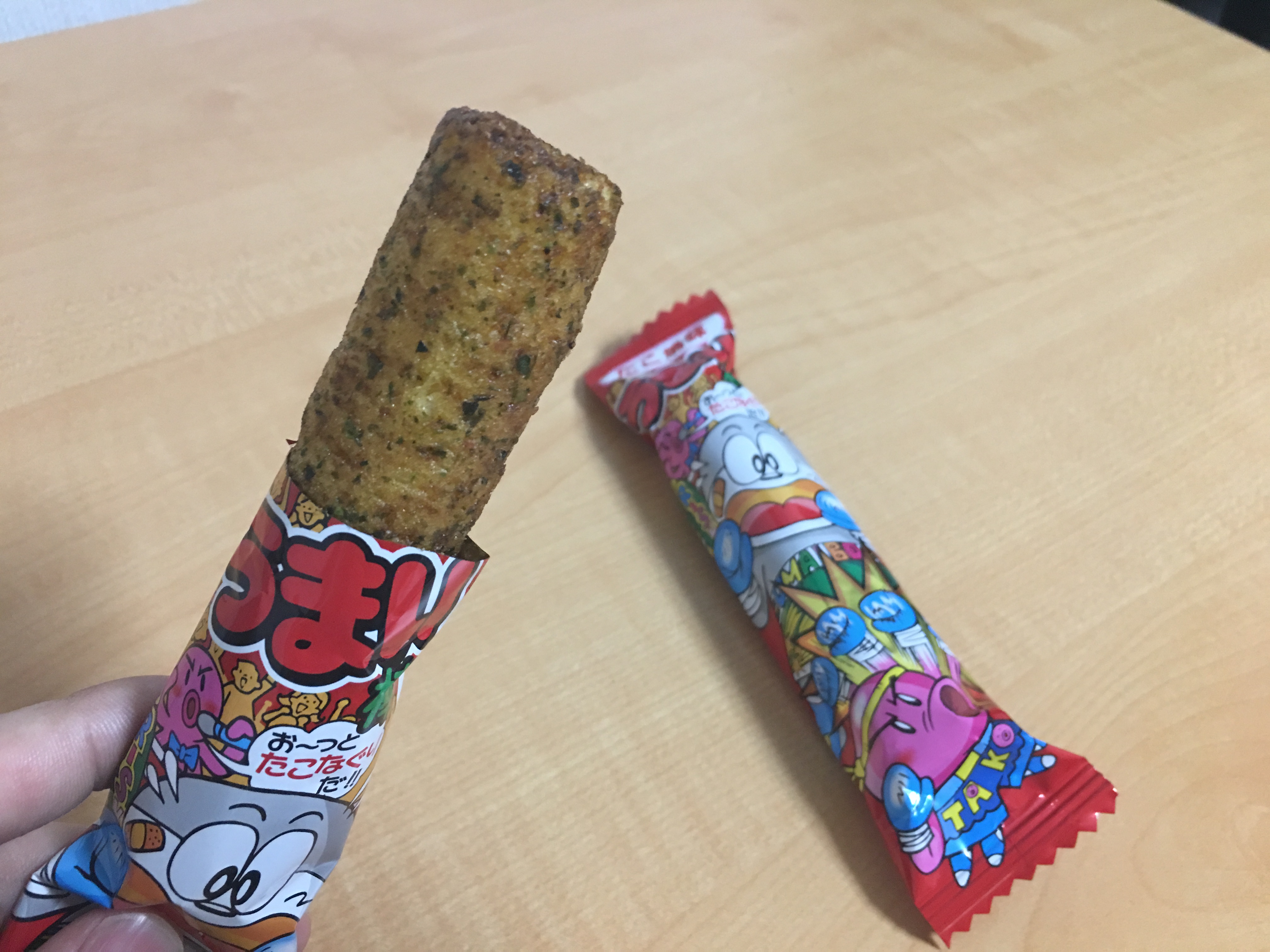 Dagashi Umaibo Takoyaki Flavor Corn Puff Snack Bar of